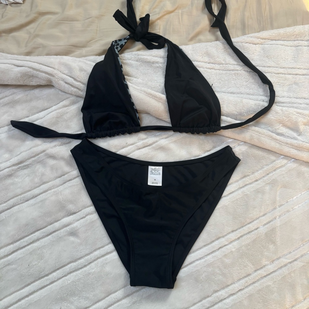 Wild Fable Black Bikini Set